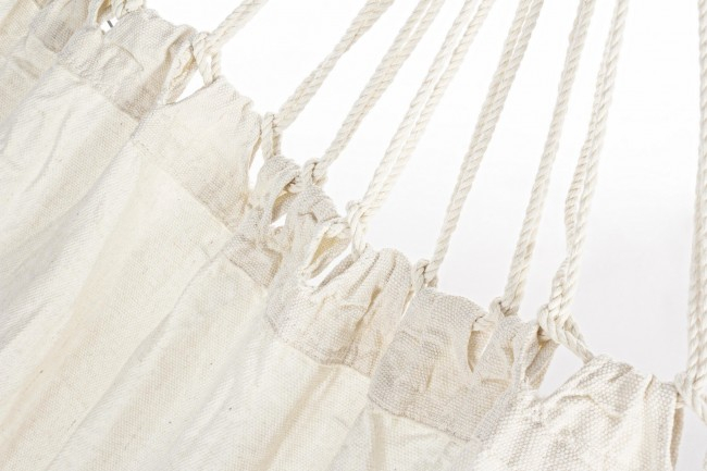 Hamac Kauana, Bumbac, Alb, 100x200 cm  [2]