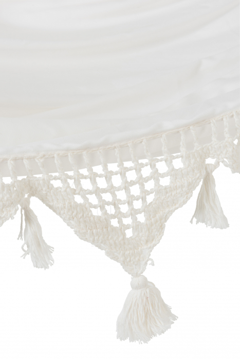 Hamac Tassel, Bumbac/Lana/Poliester, Alb, 220x130x6 cm [2]