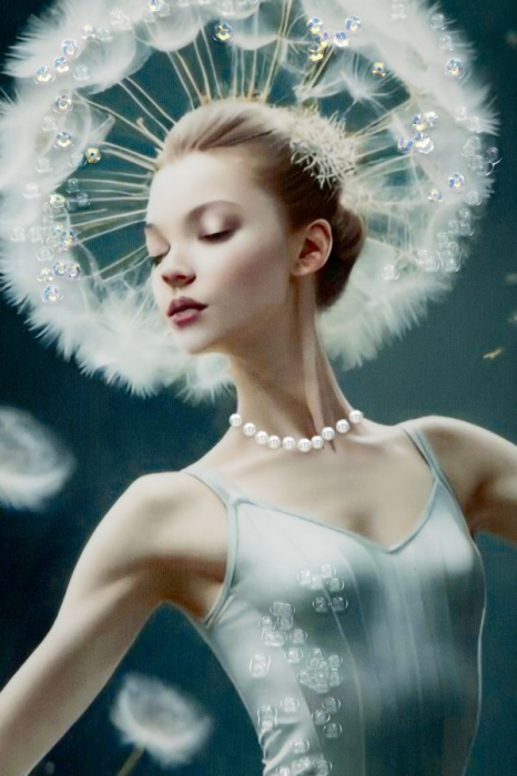 Imprimeu pe panza cu rama, Dans -b- cm 72x4x102 [2]