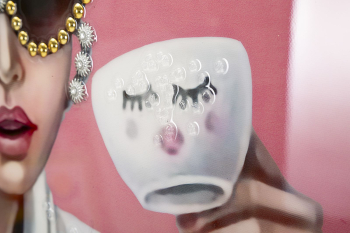 Imprimeu pe panza cu rama, Spa -a- 82x4x82 cm [4]