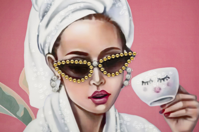 Imprimeu pe panza cu rama, Spa -a- 82x4x82 cm [2]