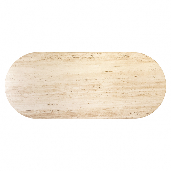 Masa La Cantera, Metal/Lemn, Maro, 75x240x100 cm [3]