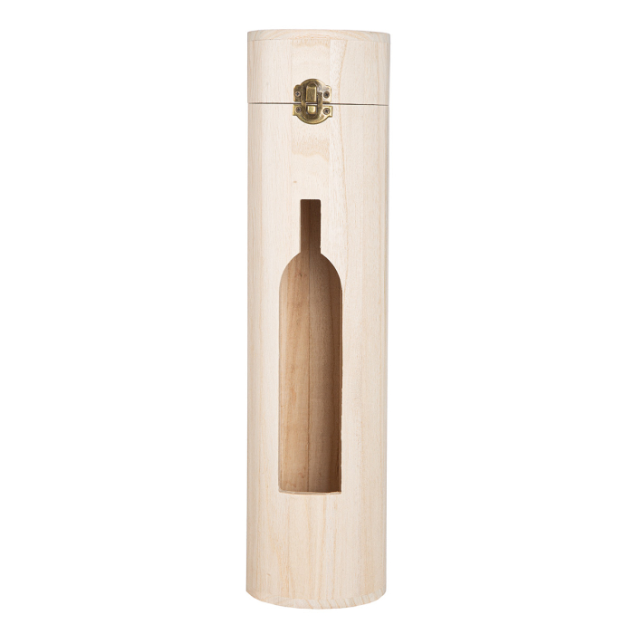 Lada pentru sticle de vin, mare, „Vin”, motiv sticle de vin, lemn, culori naturale, PU 6, H 40 cm, A. 10 cm [4]