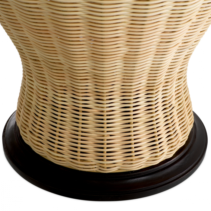 Lampă de masă, Dupoint rattan natur, abajur inclus, Dims: W. 32 | max W. 66.5 | max D. 66.5 | H. 95.5 (CM) [5]