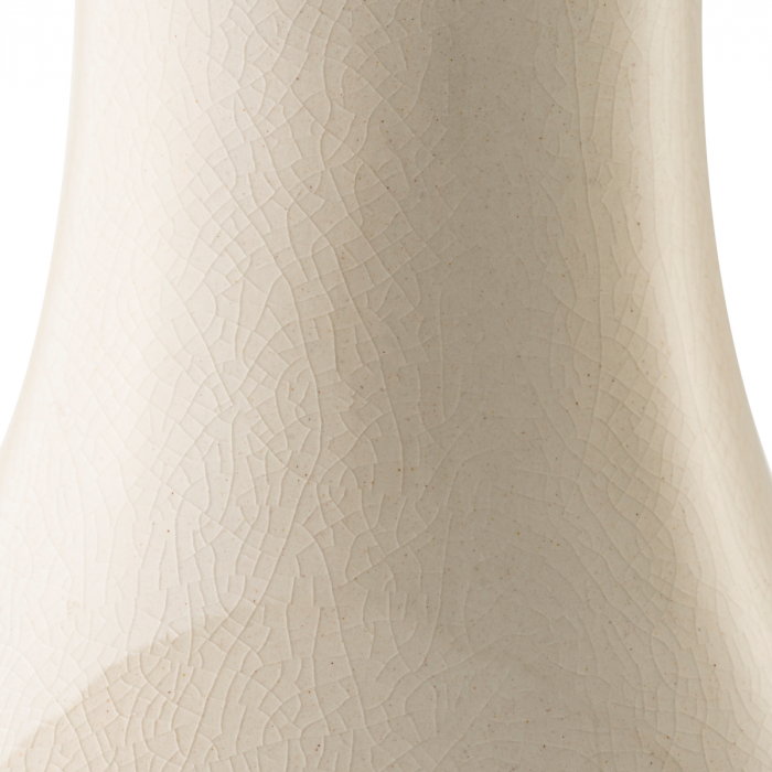 Lampă de masă, Jones din ceramică albă trosită, abajur inclus, Dims: W. 40 | max W. 46 | H. 64.5 (CM) [8]