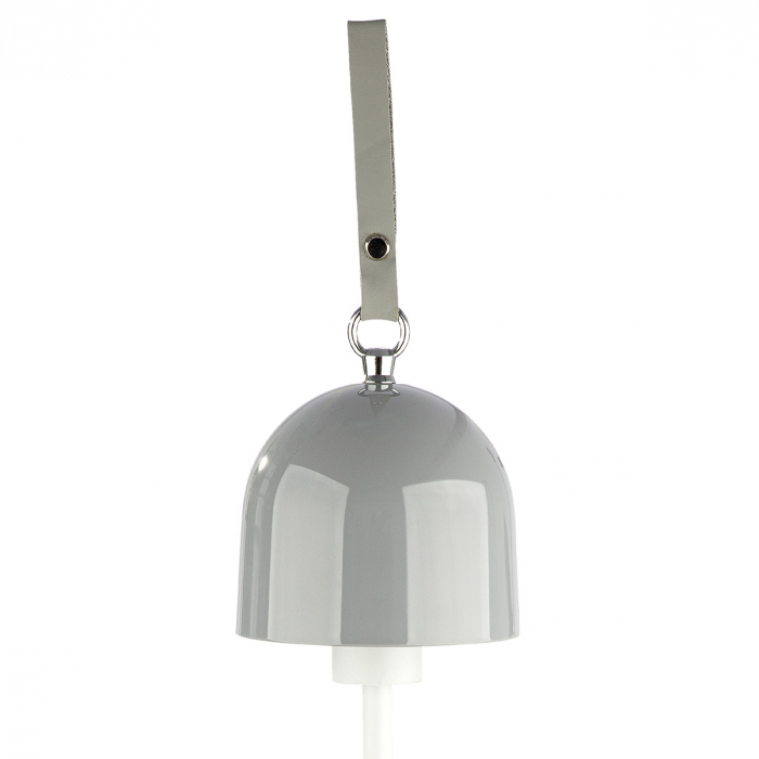 Lampă de masă (LED), Metal, gri, PU 1, H 45 cm, D 11 cm [2]