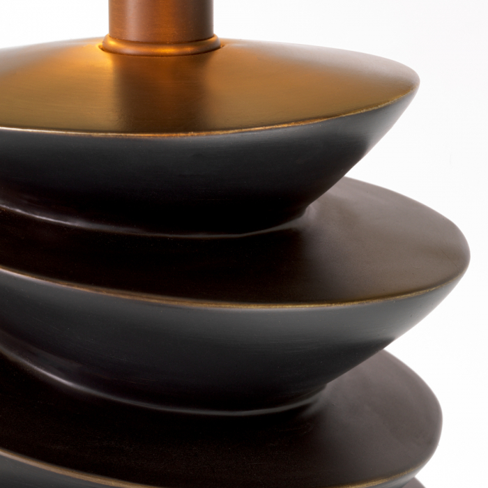 Lampă de masă, Lorieux, finisaj bronz, abajur inclus, Dims: W. 14.5 | max W. 44 | H. 80.5 (CM) [4]