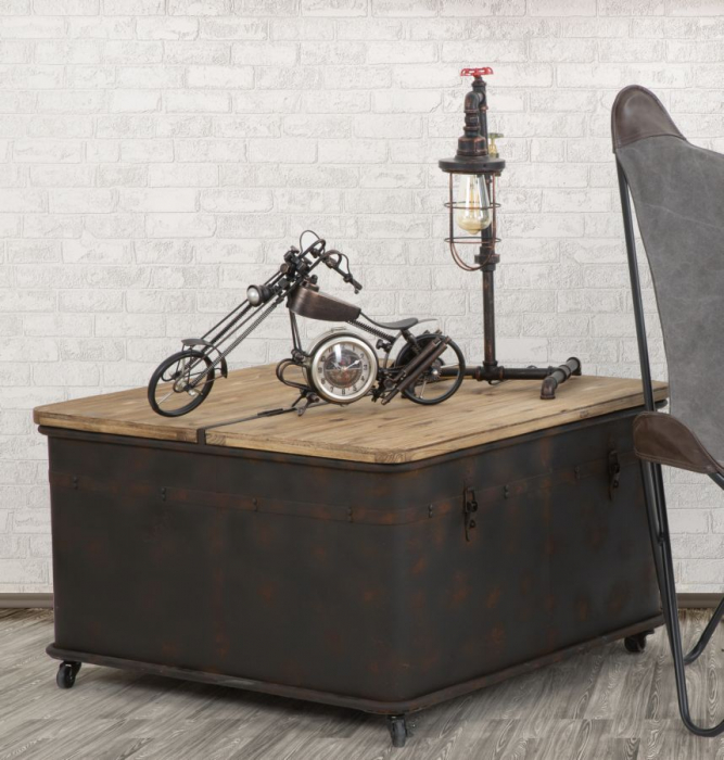 Lampa de masa MANHATTAN/CAGE (cm) 27X27X56 [10]