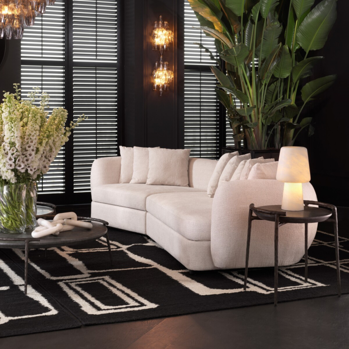 Lampa de masa Melia alabastru, Dims: W. 14.5 | max W. 20.5 | H. 40.5  (CM) [2]