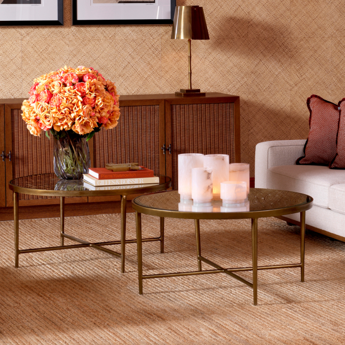 Lampă de masă, Seraphina cu finisaj vintage din alamă, Dimensiuni: W. 18 | max W. 29 | H. 63   [2]