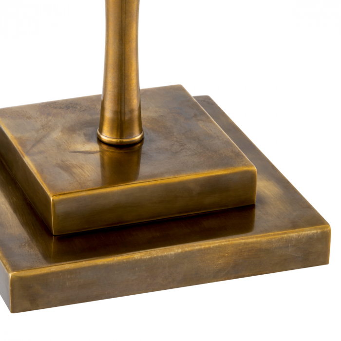 Lampă de masă, Seraphina cu finisaj vintage din alamă, Dimensiuni: W. 18 | max W. 29 | H. 63   [6]