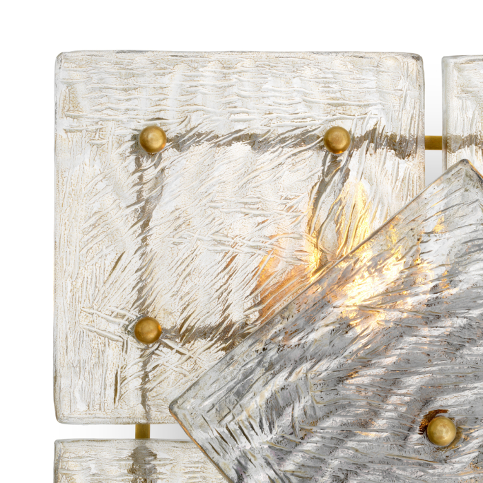 Lampa de perete Hestia cu finisaj vintage din alama |W. 28.5 | D. 13.5 | H. 28.5 cm [4]