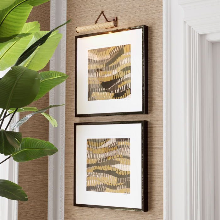 Lampa de perete Luca L ratan finisaj alama antica |W. 43 | max D. 37 | H. 8.5 cm  [2]