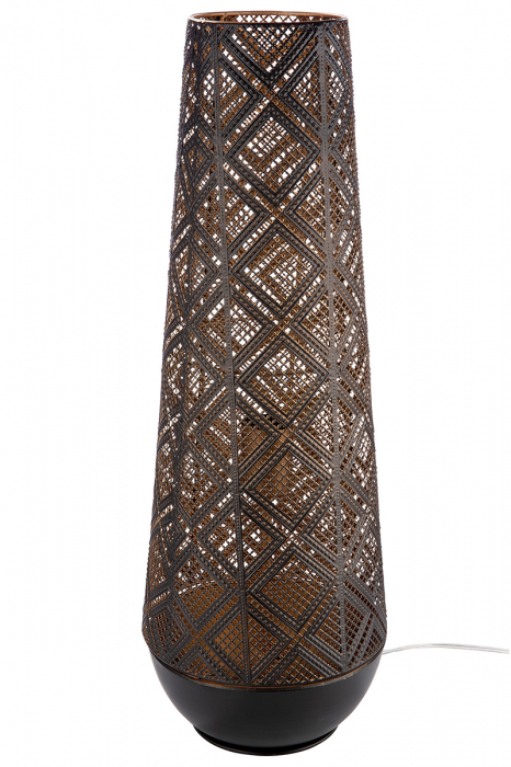 Lampa de podea Almazar, Metal, Maro/Negru, 57 cm [3]