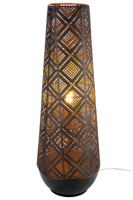 Lampa de podea Almazar, Metal, Maro/Negru, 57 cm [2]
