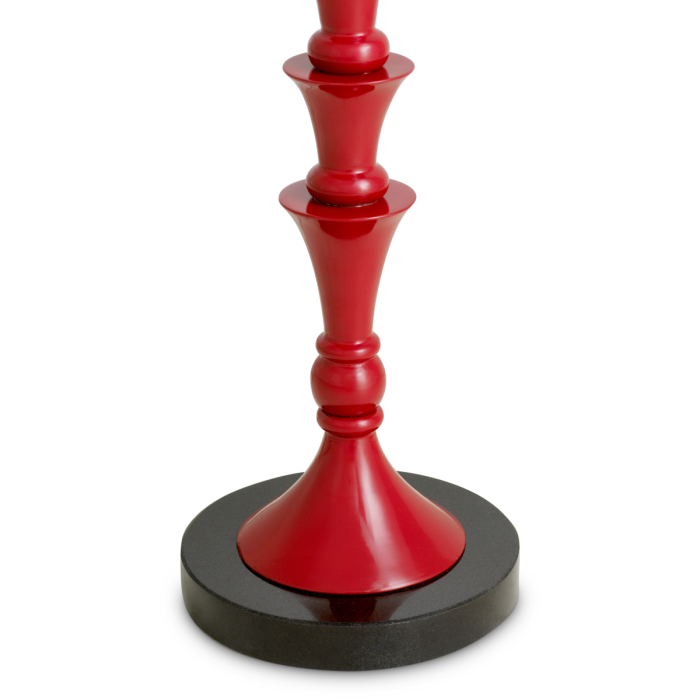 Lampa de podea Arabella finisaj rosu bordeaux cu abajur [5]