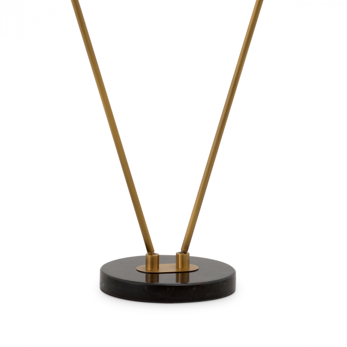 Lampa de podea Asta Double, finisaj din alamă cu aspect vintage, Dims: W. 169.5 | D. 30 | H. 205  (CM) [5]