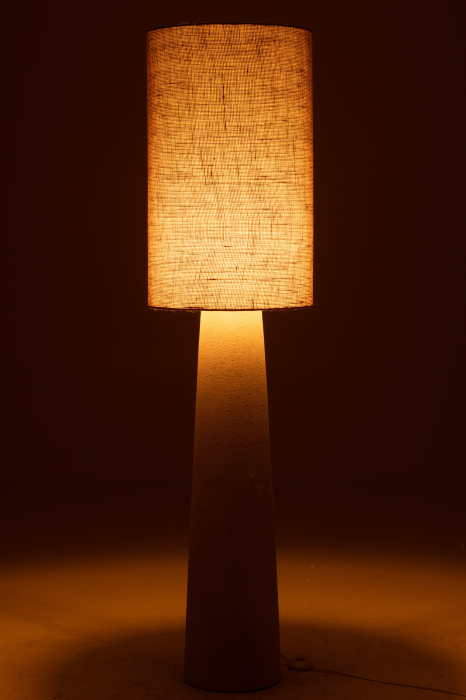 Lampa de podea Ava din fibra de sticla/iuta natur, L | L 42X l 42X H 168.5 cm [4]