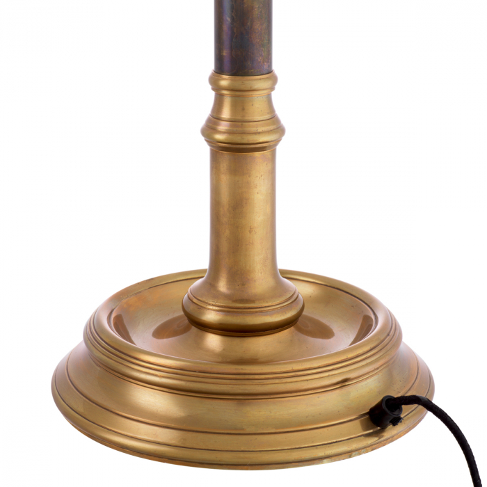 Lampă de podea Charlene, finisaj din alamă cu aspect vintage, Dims: W. 21.5 | D. 20.5 | H. 130 (CM) [5]