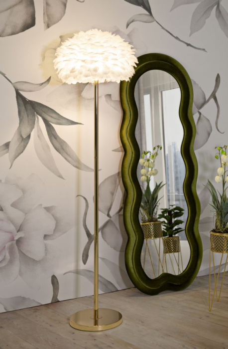 Lampa de podea Feathers subtire alba ø 43x170 cm [5]