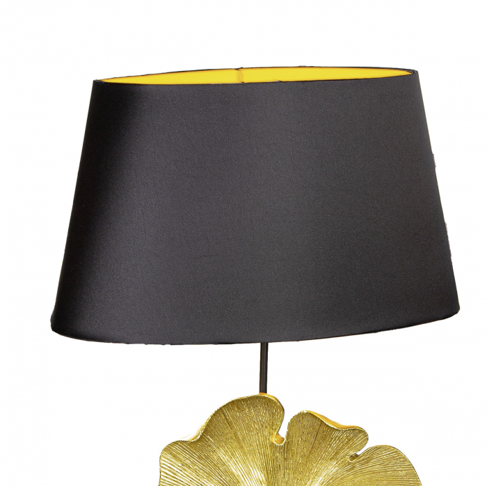Lampă de podea, Ginkgo, Rășină sintetică, negru, PU 1, L. 30 cm, L. 50 cm, H 132 cm [2]
