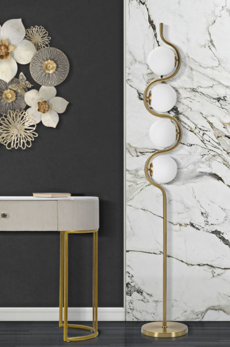 Lampa de podea Glamy S 4 Luci, Cm Ø 25X165 [5]