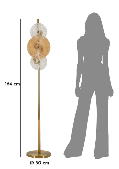 Lampa de podea Osaka 30x30x164 cm [8]