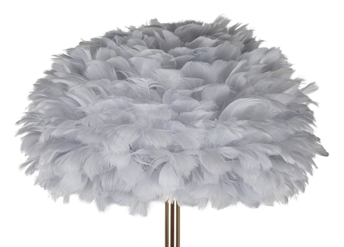 Lampa de podea subtire Feathers, gri, ø 43x170 cm [2]
