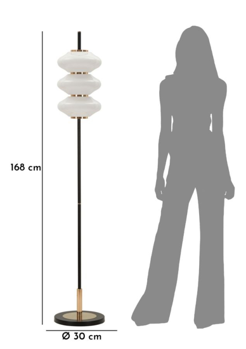 Lampa de podea vintage ø 30x168 cm [7]