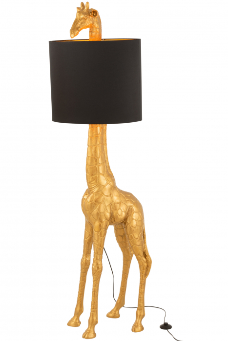 Lampadar Giraffe, Rasina, Negru/Auriu, 53x33.5x179 cm [2]