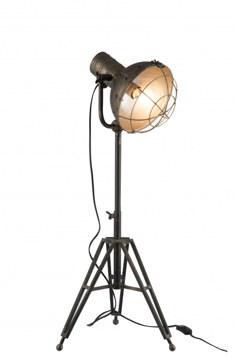 Lampadar Lamp, Metal/Fier, Gri, 35x30x93 cm [2]