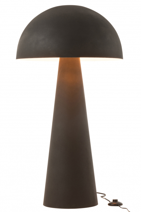 Lampadar Mushroom, Metal/Fier, Negru, 51x51x97.5 cm [2]