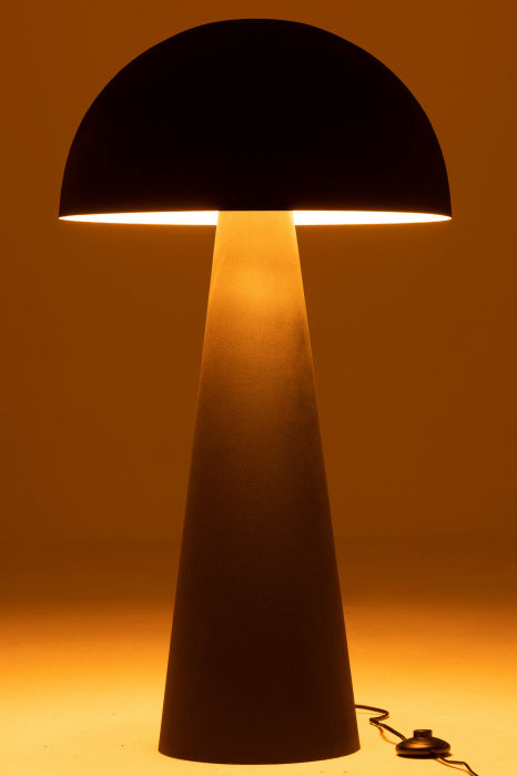 Lampadar Mushroom, Metal/Fier, Negru, 51x51x97.5 cm [3]