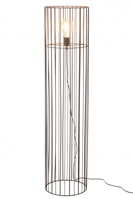 Lampadar Standing, Metal/Fier, Negru, 13.75x13.75x59 cm [2]