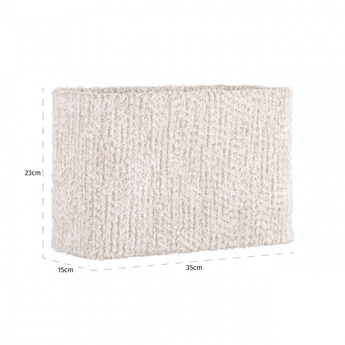 Abajur Marly (Be Lovely 11 Crem), Dims: 23.0 x 35.0 x 15.0 cm [4]