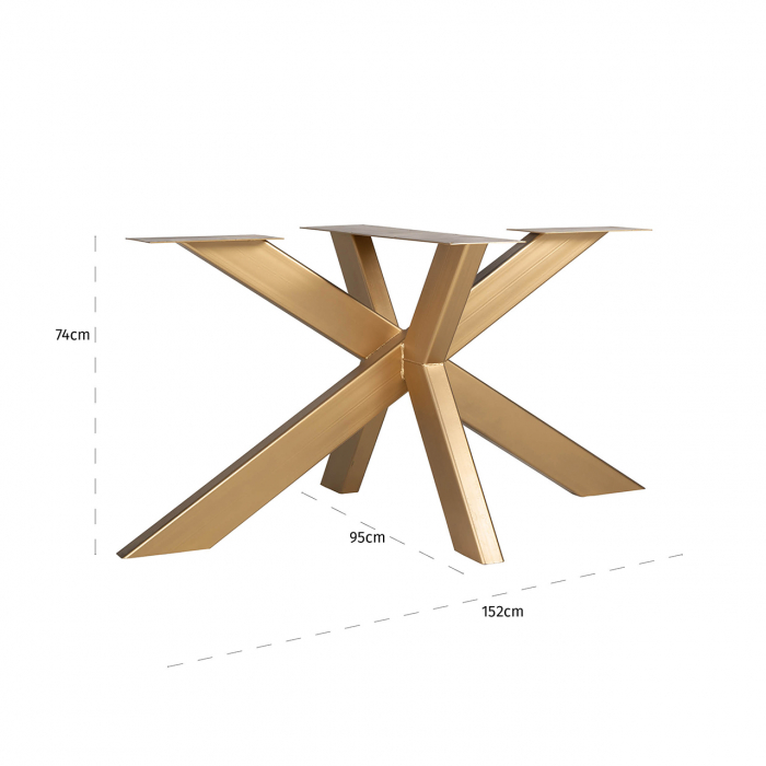 Cadru masa (fara blat) Industrial Spider (155x100) [4]