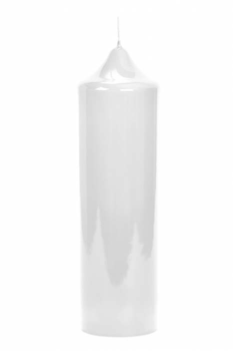 Lumanare Altar, Parafina, Alb, 25x8 cm [2]