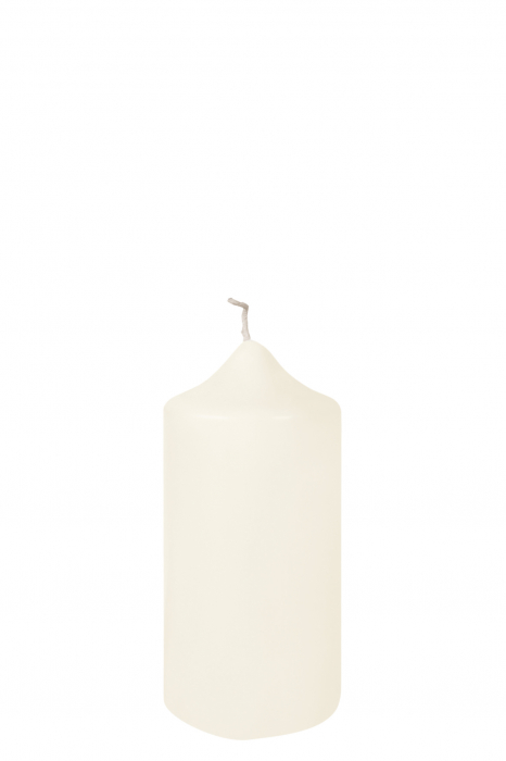Lumanare Candle, Parafina, Crem, 15x8 cm [2]