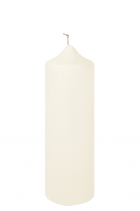 Lumanare Candle, Parafina, Crem, 25x8 cm [2]