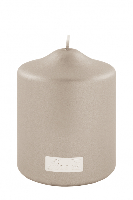 Lumanare Candle, Parafina, Gri, 10x8 cm [2]