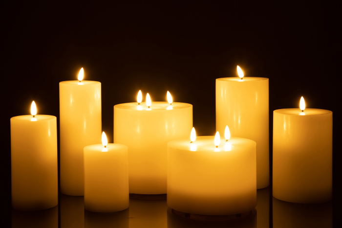 Lumanare, Ceara, Alb, 15x15x19 [7]