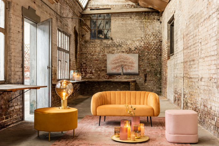 Lumanare LED, Sticla, Auriu, 10x10x25 cm [7]