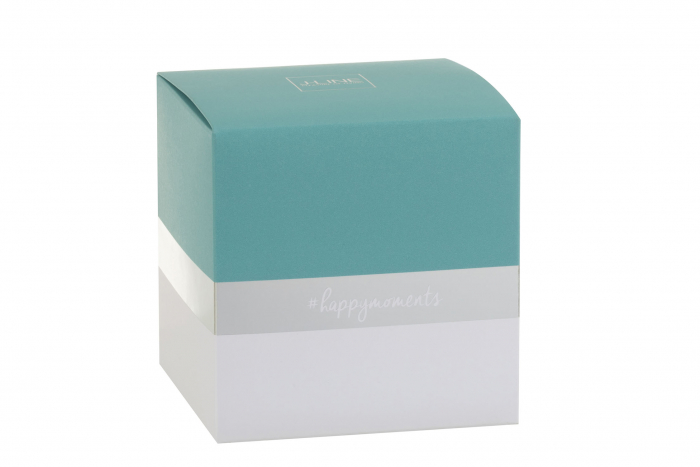 Lumanare parfumata, Ceara, Turcoaz, 13.1x13.1x12.6 cm [3]