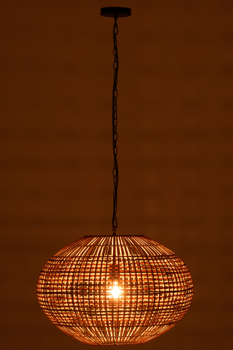 Lustra Hanging, Rattan/Bambus, Natural, 59x59x148 cm [4]