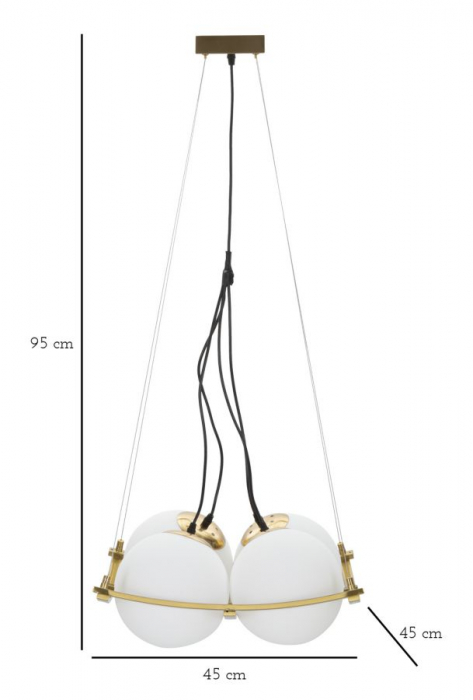 Lustra Japonia, Patrat, Cm 45X45X20 [8]