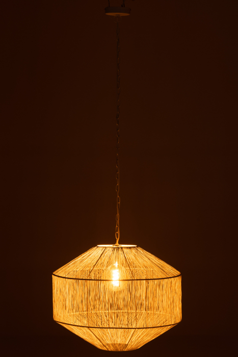 Lustra Metal, Metal/Fier, Alb, 60x60x150 cm [3]