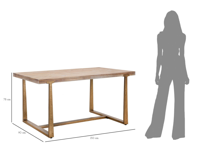 Masa Ankara 150x90x78 cm [8]