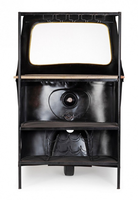 Masa Bar Ape, Metal, Maro, 91x68x160 [4]