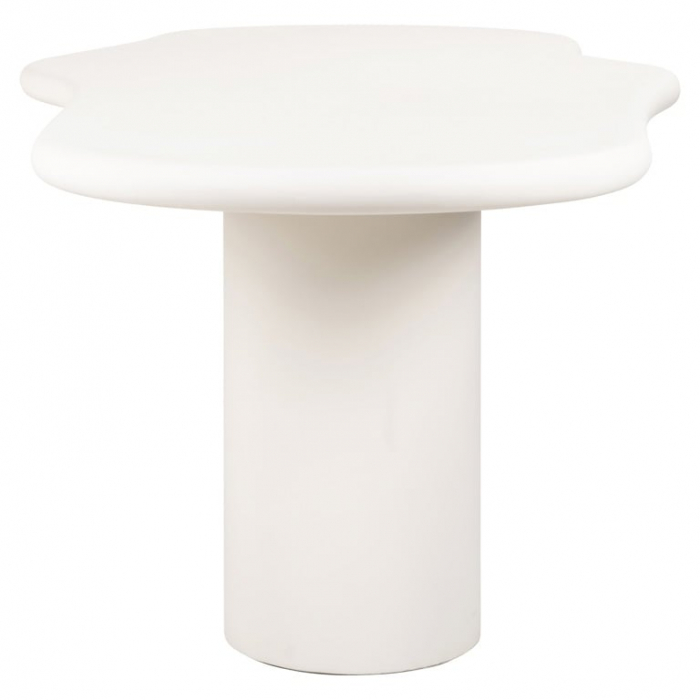 Masa Bloomstone, MDF, Alb, 76x260x110 cm [3]