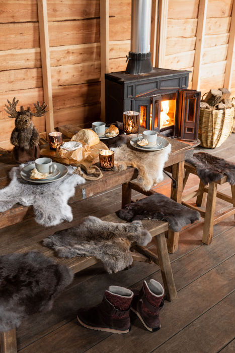 Masa consola Aged, Lemn, Maro, 152x58x70.5 cm [8]